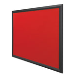 Eco-Premier Noticeboard with Black Frame 1200 x 1200mm Various Colours