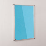 ColourPlus Felt Tamperproof Notice Board 1200 x 2400mm Various Colours