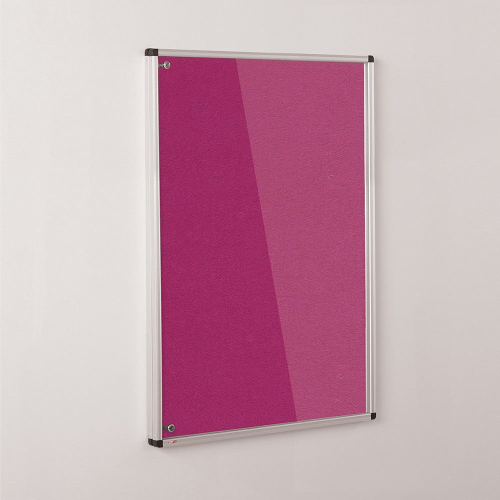 ColourPlus Felt Tamperproof Notice Board 1200 x 2400mm Various Colours