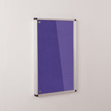 ColourPlus Felt Tamperproof Notice Board 900 x 600mm Various Colours