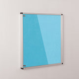 ColourPlus Felt Tamperproof Notice Board 1200 x 1200mm Various Colours