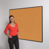 Shield Design Cork Noticeboard 600 x 900mm Various Frames