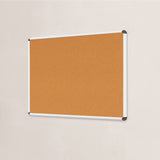 Shield Design Cork Noticeboard 900 x 1200mm Various Frame Colours