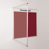 Themeboard Tamperproof Noticeboard 1200 x 1200mm Various Colours