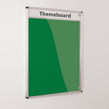 Themeboard Tamperproof Noticeboard 1200 x 900mm Various Colours