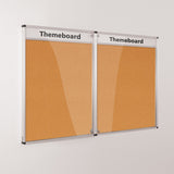 Themeboard Tamperproof Noticeboard 1200 x 1800mm Various Colours