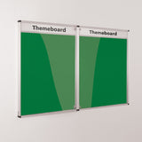 Themeboard Tamperproof Noticeboard 1200 x 1800mm Various Colours