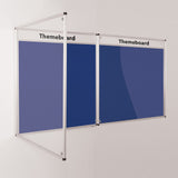 Themeboard Tamperproof Noticeboard 1200 x 2400mm Various Colours