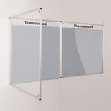 Themeboard Tamperproof Noticeboard 1200 x 2400mm Various Colours