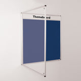 Themeboard Tamperproof Noticeboard 1200 x 1200mm Various Colours