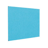 Frameless ColourPlus Felt Noticeboards 1200 x 2400mm Various Colours